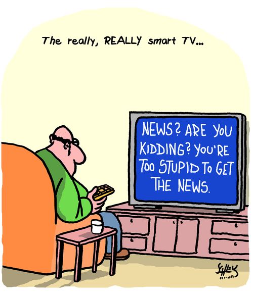 The really, REALLY smart TV...