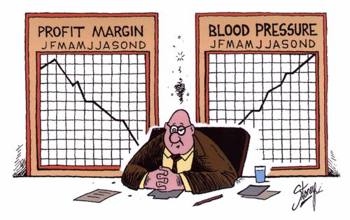 'Profit Margin' v 'Blood Pressure'