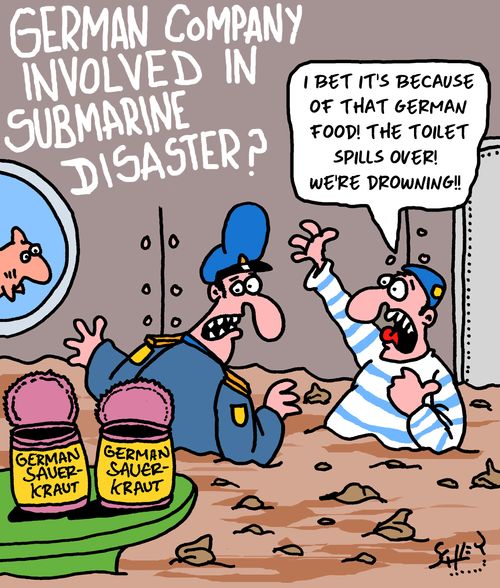 German company involved in submarine disaster?