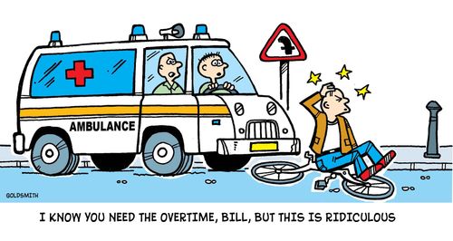Paramedic's overtime.