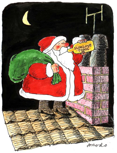 Slimline Santa