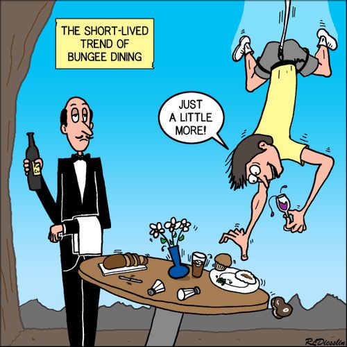The short-lived trend of Bungee Dining