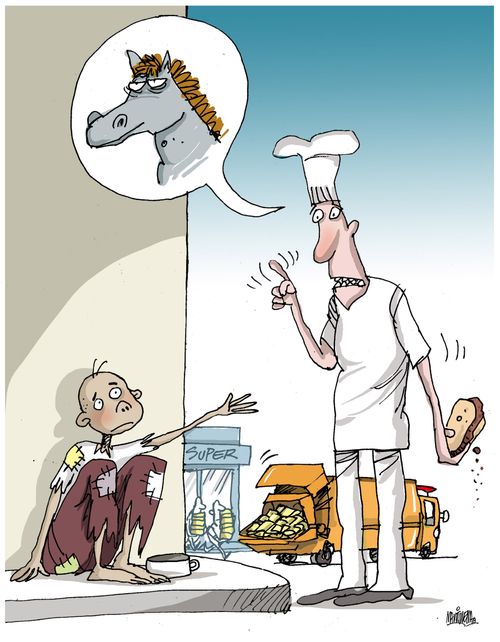 Many parts of the world would not be so picky about eating horsemeat.