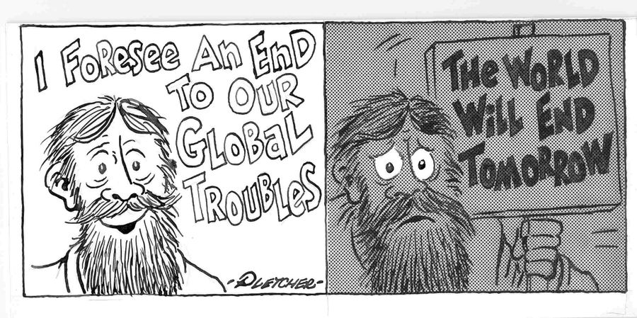 End to our global troubles...