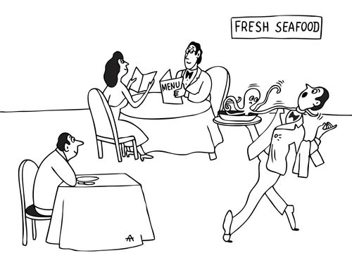 Fresh Seafood.