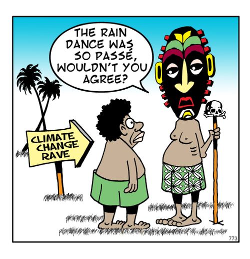 The new rain dance.