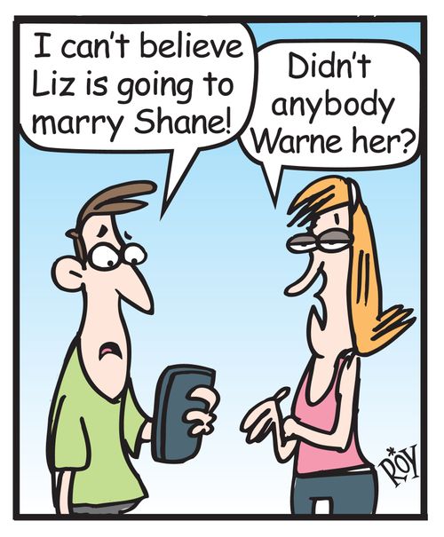 Liz Hurley and Shane Warne engagement.