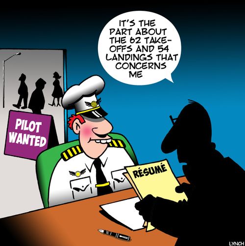 "It's the part about the 62 take-offs and 54 landings that concerns me."