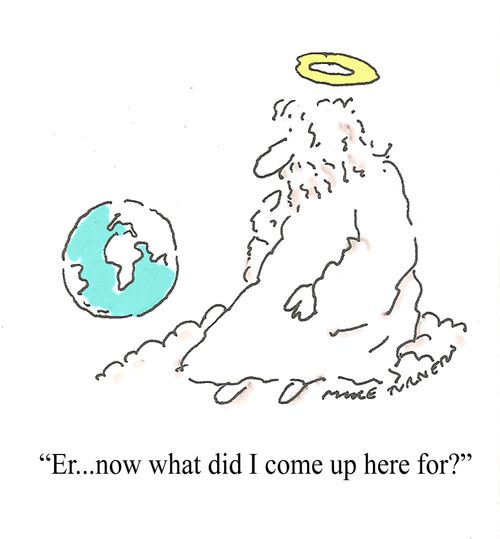 "Er...now what did I come up here for?"