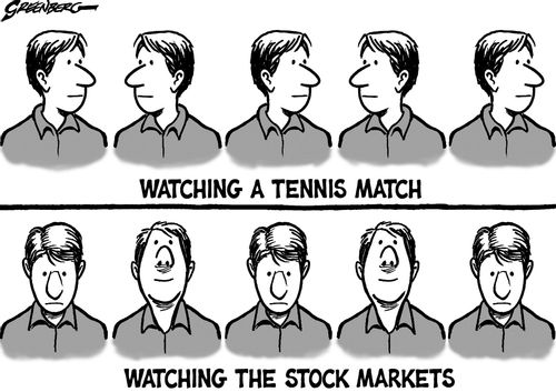 Watching the markets.