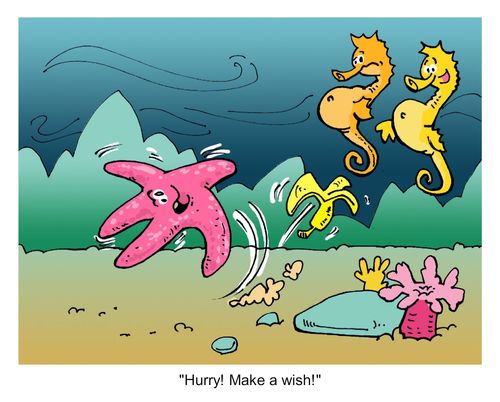 "Hurry! Make a wish!"