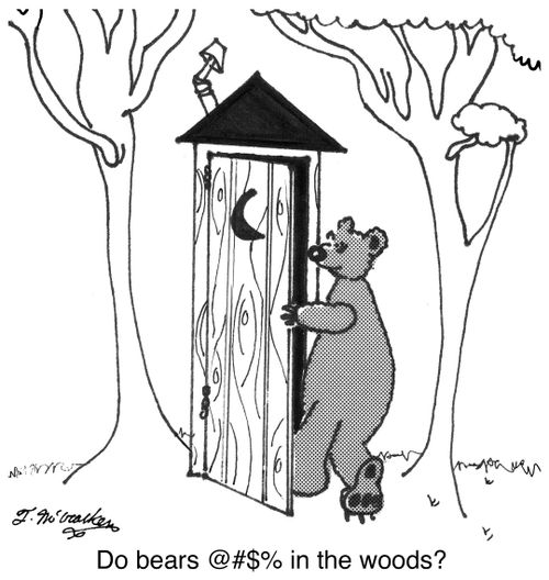 Do bears @#$ in the woods?