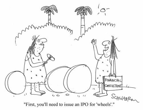 First, you'll need to issue an IPO for 'wheels'