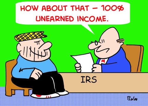 'How about that -- 100 unearned income.'