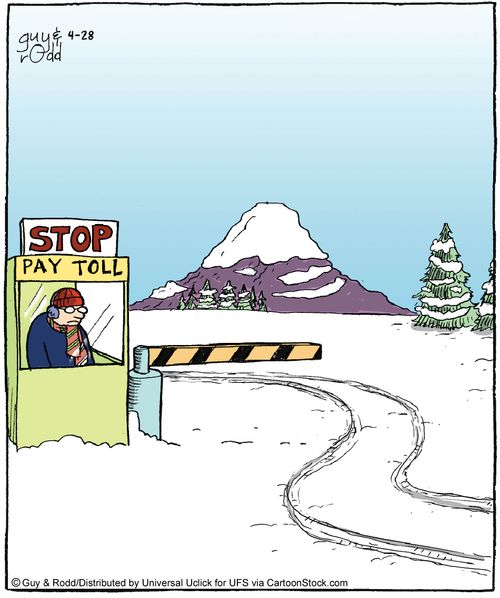 Stop pay toll.