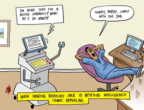 When handing radiology over to artificial intelligence sounds appealing.