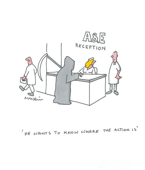 'He wants to know where the action is.'