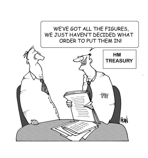 'We've got all the figures, we just haven't decided what order to put them in!'