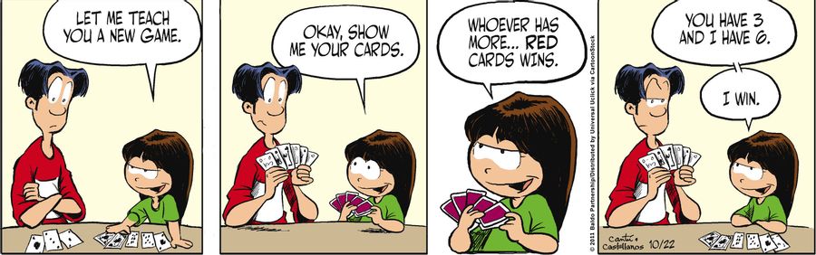 "Let me teach you a new game."