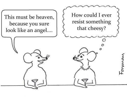'This must be heaven, because you sure look like an angel....'