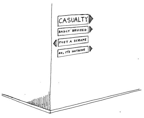 Casualty / Badly Bruised / Just A Scratch / Oh It's Nothing