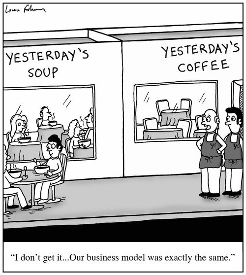 'I don't get it...Our business model was exactly the same.'