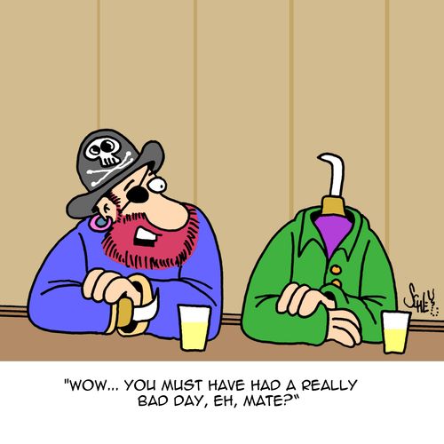 'Wow...you must have had a really bad day, eh, mate?'