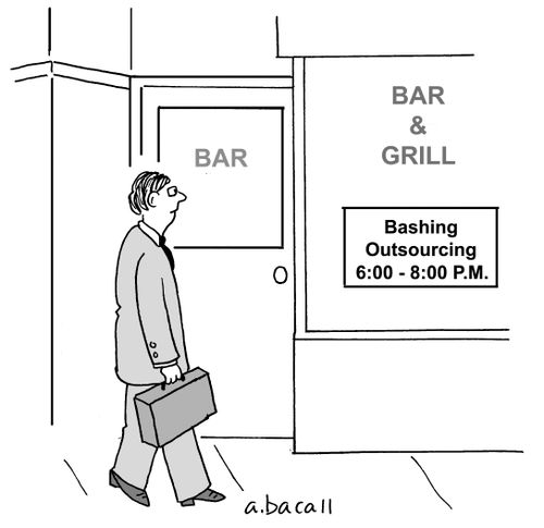 Bar and Grill: Bashing Outsourcing 6:00-8:00 P.M.