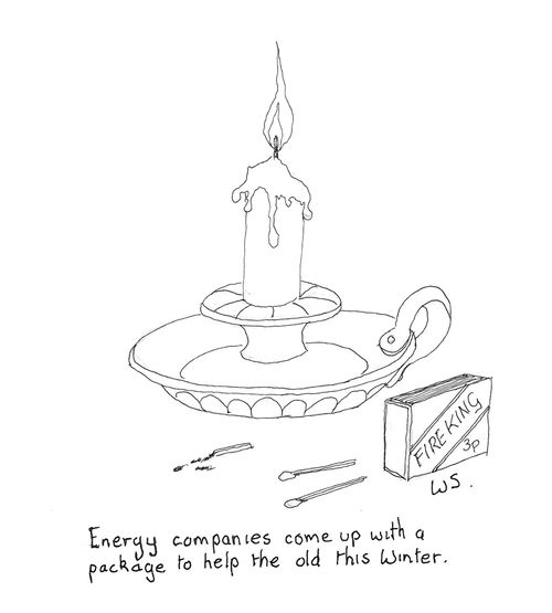 Energy companies come up with a package to help the old this winter.