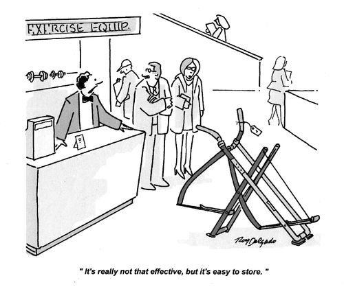 'It's really not that effective, but it's easy to store.'