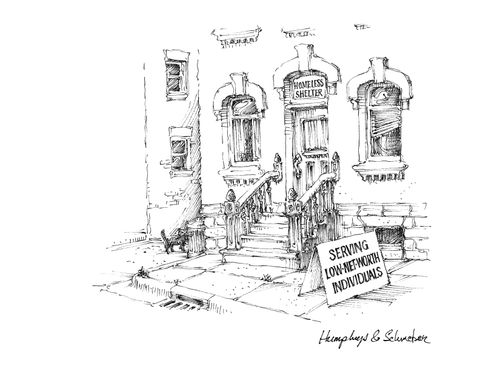 Homeless Shelter Serves Low-Net-Worth Individuals