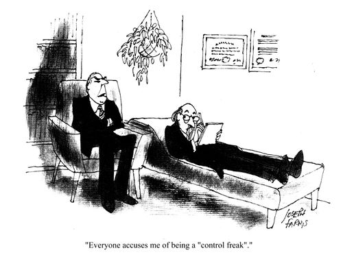 'Everyone accuses me of being a 'control freak'.'