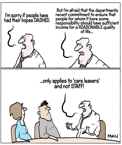 'I'm sorry if people have had their hopes dashed.'