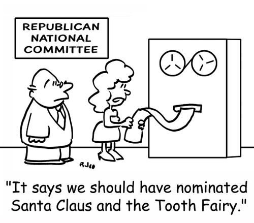 REPUBLICAN NATIONAL COMMITTEE: 'It says we should have nominated Santa Claus and the Tooth Fairy.'