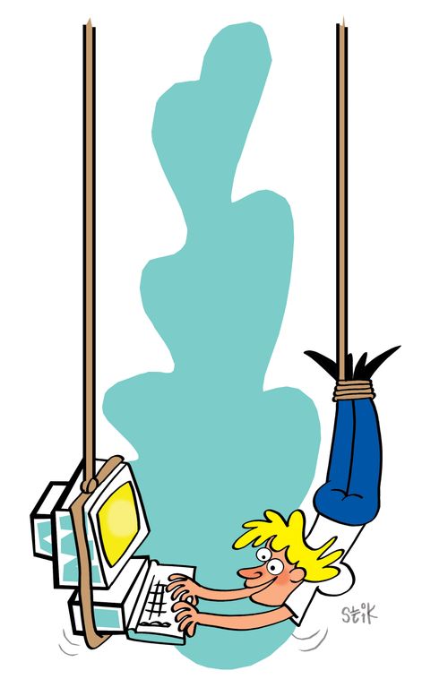 Bungee jumping with your PC.