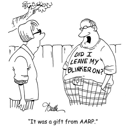'It was a gift from AARP.'