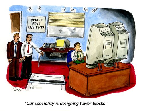 'Our speciality is designing tower blocks.'