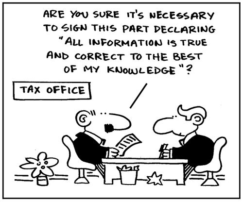 'Are you sure it's necessary to sign this part declaring 'all information is true and correct to the best of my knowledge'?.'
