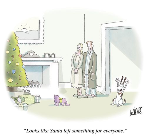 'Looks like Santa left something for everyone.'