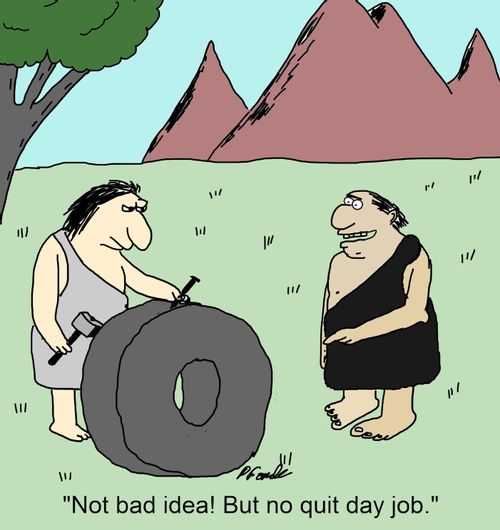 "Not bad idea! But no quit day job."