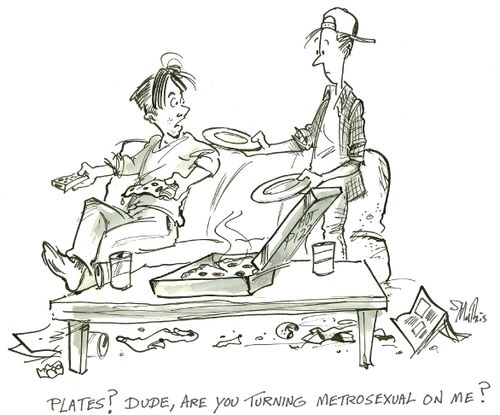 'Plates? Dude, are you turning metrosexual on me ?'
