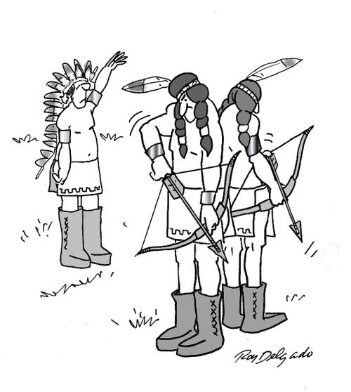 Indian Duel.