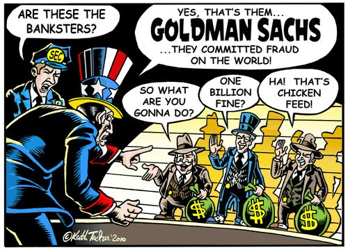 'Goldman Sachs defrauds the world!'