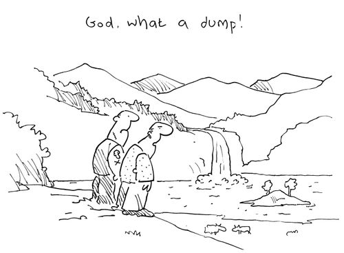 'God, what a dump!'