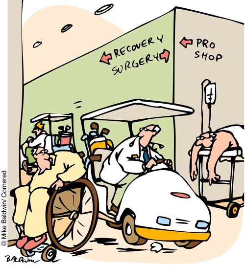 'Recovery' 'Surgery' 'Pro shop'