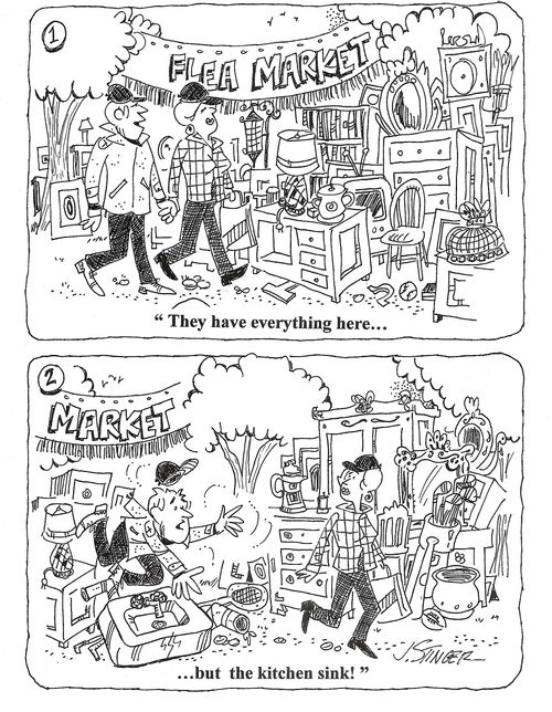 Flea Market: 'They have everything here but the kitchen sink!'