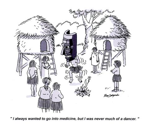 'I always wanted to go into medicine, but I was never much of a dancer.'