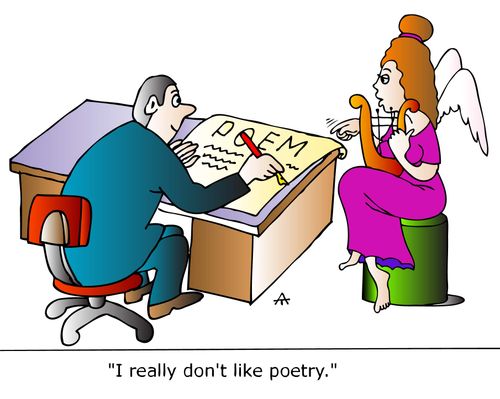 "I really don't like poetry."
