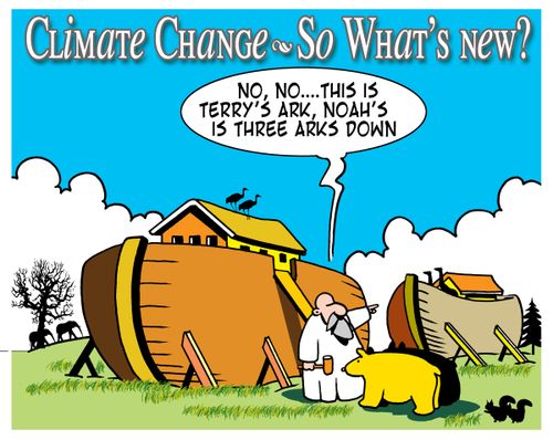 No, no, this is Terry's ark, Noah's is three arks down.