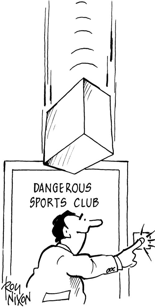 Dangerous Sports Club - Falling objects.